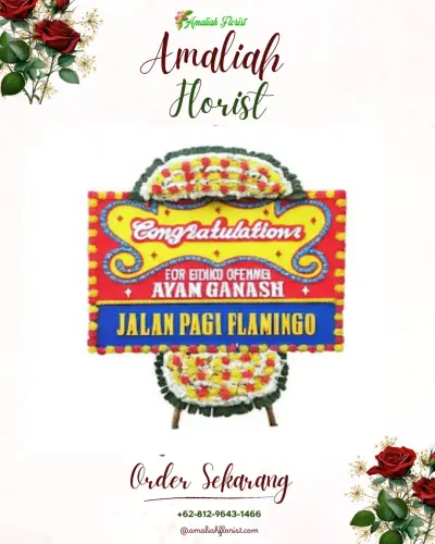 Bunga Papan Congratulation di Sei Sikambing D